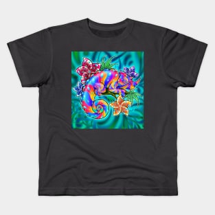 Chillin' Chameleon Kids T-Shirt